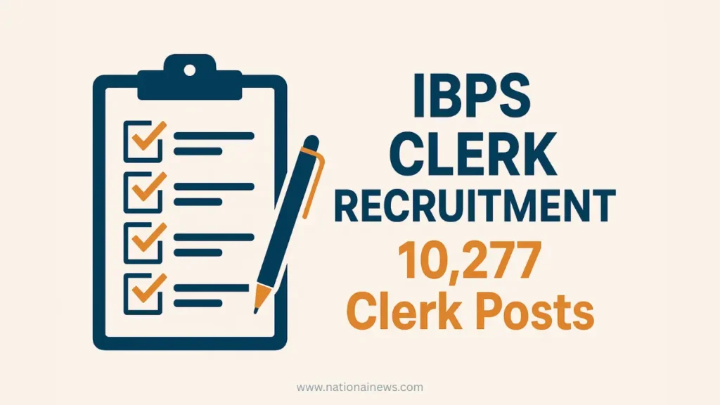 IBPS Clerk Recruitment 2025 ibps-clerk-recruitment